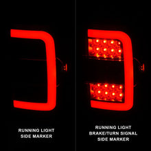 Load image into Gallery viewer, ANZO 2001-2011 Ford  Ranger LED Tail Lights w/ Light Bar Black Housing Clear Lens