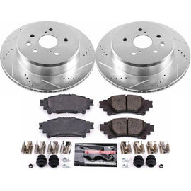 Power Stop 13-19 Lexus GS350 Rear Z23 Evolution Sport Brake Kit - Corvette Realm