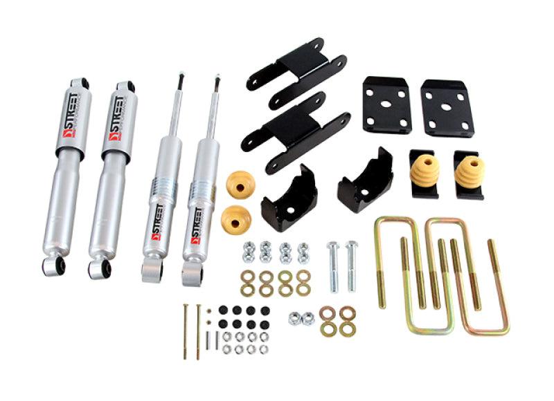 Belltech LOWERING KIT 18-20 Chevy Colorado/Canyon All Cab/SB -0-3in F / -4in R w/ Street Perf Shocks - Corvette Realm