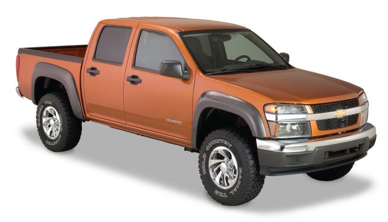 Bushwacker 04-12 GMC Canyon Extend-A-Fender Style Flares 2pc 61.1/72.8in Bed - Black - Corvette Realm