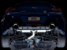 Load image into Gallery viewer, AWE Subaru BRZ/ Toyota GR86/ Toyota 86 Touring Edition Cat-Back Exhaust- Chrome Silver Tips - Corvette Realm