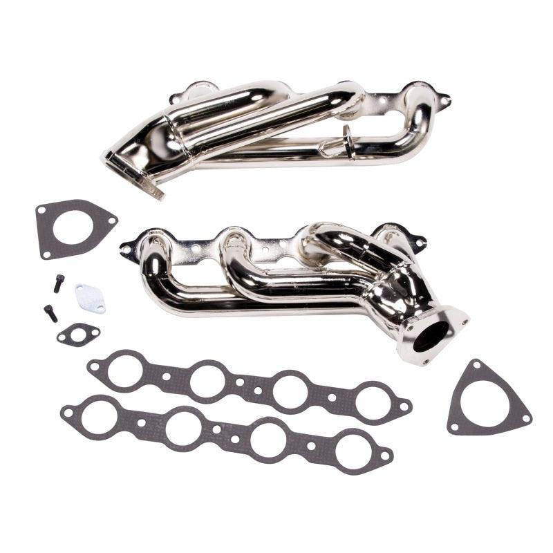 BBK 99-04 GM Truck SUV 6.0 Shorty Tuned Length Exhaust Headers - 1-3/4 Titanium Ceramic - Corvette Realm