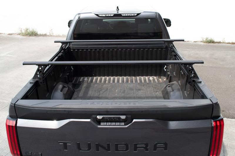 Go Rhino 15-22 Ford F-150 / 19-22 RAM 1500 / 07-21 Toyota Tundra XRS Cross Bars Kit - Tex. Blk - Corvette Realm