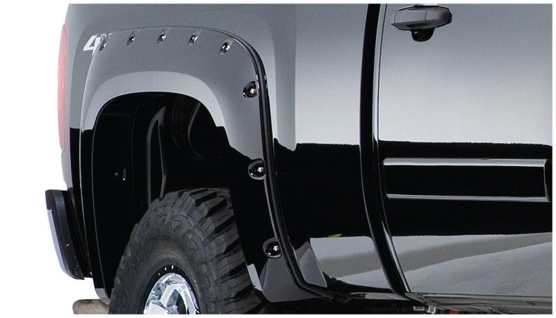 Bushwacker 88-99 Chevy C1500 Cutout Style Flares 2pc - Black - Corvette Realm