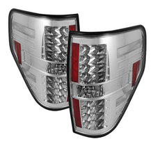 Load image into Gallery viewer, Spyder Ford F150 09-14 LED Tail Lights Chrome ALT-YD-FF15009-LED-C - Corvette Realm