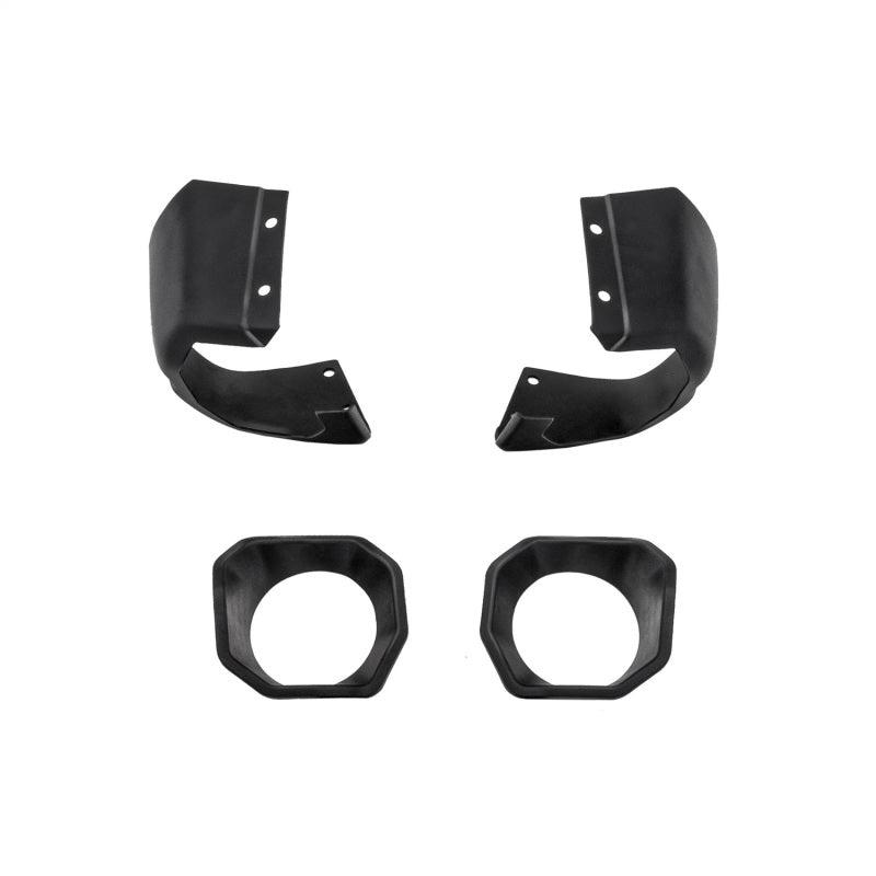 Rugged Ridge Jeep 19-22 Wrangler JL/20-22 Gladiator Venator Front Bumper Stubby Ends - Black - Corvette Realm