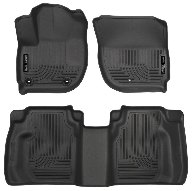 Husky Liners 15 Honda Fit Weatherbeater Black Front and Second Seat Floor Liners - Corvette Realm