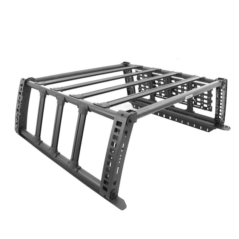 Go Rhino 19-21 Jeep Gladiator XRS Overland Xtreme Rack - Black - Corvette Realm