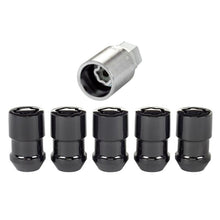 Load image into Gallery viewer, McGard Wheel Lock Nut Set - 5pk. (Cone Seat) 1/2-20 / 3/4 &amp;13/16 Dual Hex / 1.46in. Length - Black - Corvette Realm