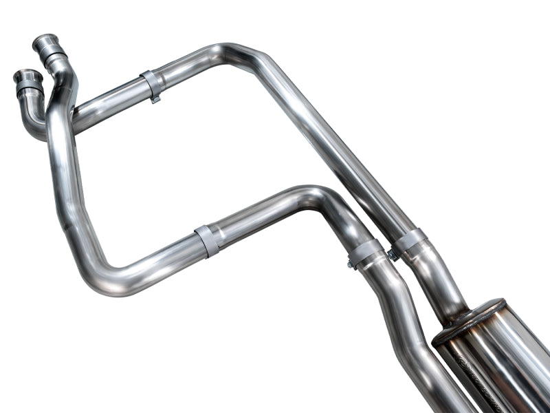 AWE Tuning 2025+ RAM 1500 RHO 3.0 I6 TT 0FG Dual Rear Exit Catback Exhaust - Diamond Black Tips