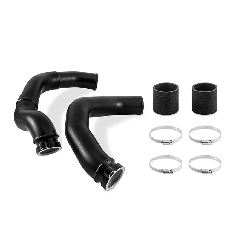 Mishimoto 2015+ BMW F8X M3/M4 Charge Pipe Kit - Wrinkle Black - Corvette Realm