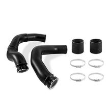 Load image into Gallery viewer, Mishimoto 2015+ BMW F8X M3/M4 Charge Pipe Kit - Wrinkle Black - Corvette Realm