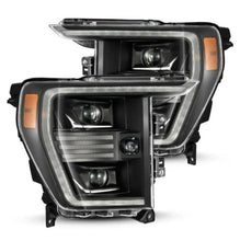 Load image into Gallery viewer, AlphaRex 21-22 Ford F150 PRO-Series Projector headlights Black w/Activ Light/Seq Signal - Corvette Realm