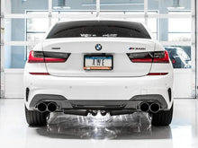 Load image into Gallery viewer, AWE Tuning 2019+ BMW M340i (G20) Track Edition Exhaust - Quad Chrome Silver Tips - Corvette Realm
