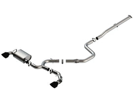 Borla 19-22 Hyundai Veloster N 2.0L I4 MT FWD 2DR 3in ATAK CatBack Exhaust w/ Black Chrome Tips