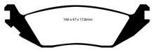 Load image into Gallery viewer, EBC 06-09 Chrysler Aspen 4.7 Greenstuff Rear Brake Pads - Corvette Realm