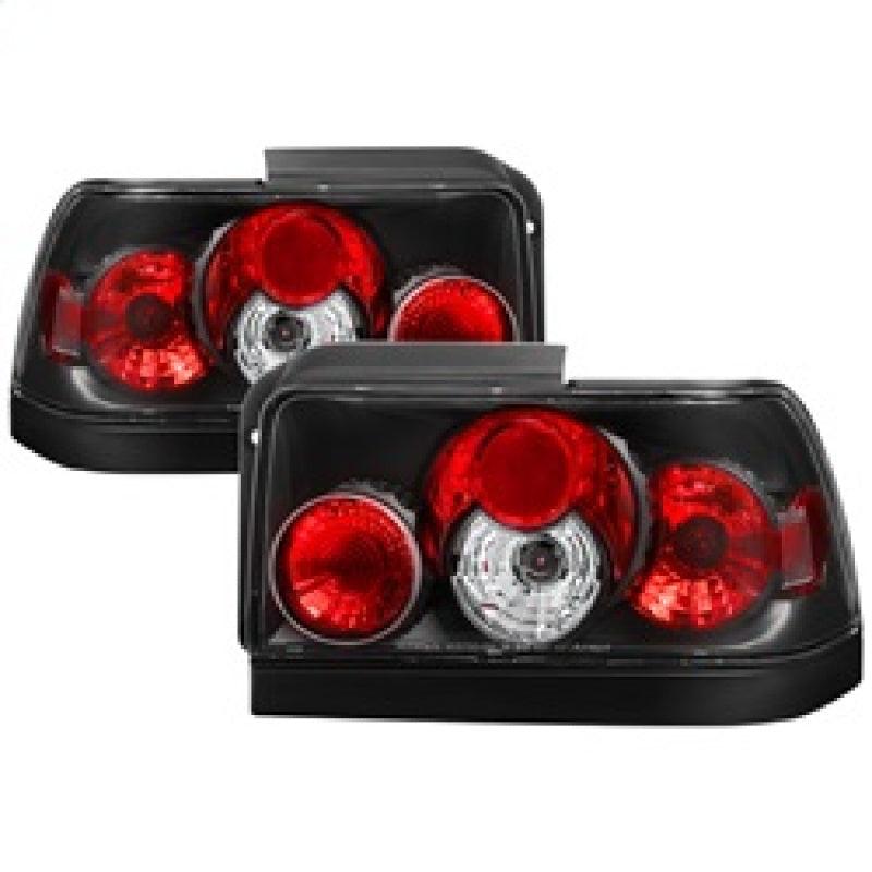 Spyder Toyota Corolla 93-97 Euro Style Tail Lights Black ALT-YD-TC93-BK - Corvette Realm