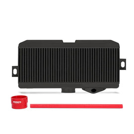 Mishimoto Subaru 08-15 WRX STi Top-Mount Intercooler Kit - Powder Coated Black & Red Hoses - Corvette Realm