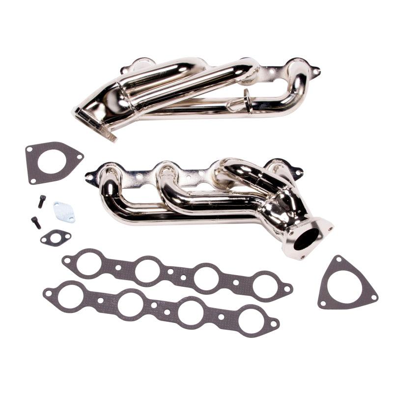 BBK 99-04 GM Truck SUV 6.0 Shorty Tuned Length Exhaust Headers - 1-3/4 Titanium Ceramic - Corvette Realm