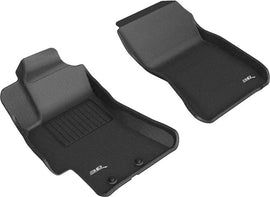 3D MAXpider 08-11 Subaru Impreza / WRX / 08-14 Impreza WRX STI Kagu 1st Row Floormats - Black - Corvette Realm