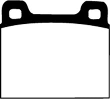 Load image into Gallery viewer, EBC 64-69 Porsche 911 2.0 (M Caliper) (Solid front rotor) Yellowstuff Front Brake Pads - Corvette Realm