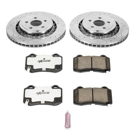 Power Stop 15-17 Chevrolet SS Rear Z26 Street Warrior Brake Kit - Corvette Realm