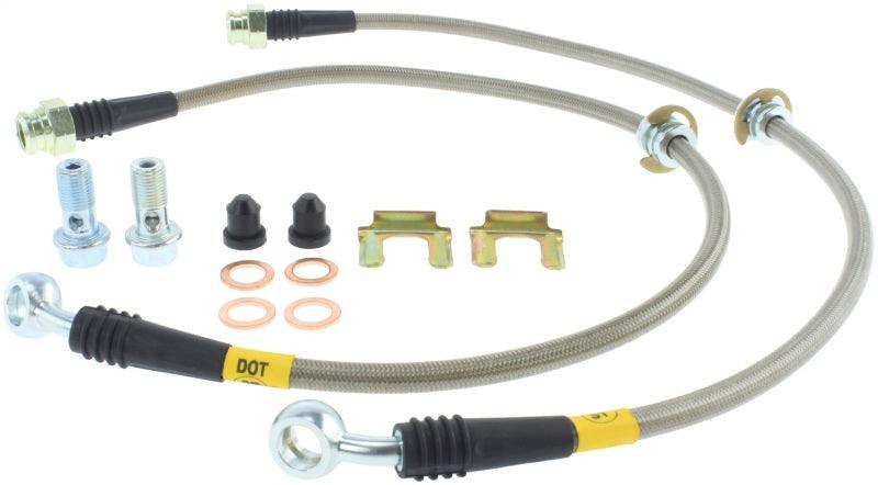 StopTech 93-01 Impreza Stainless Steel Rear Brake Lines - Corvette Realm