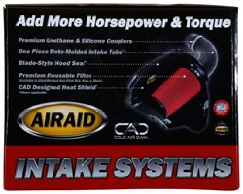 Airaid 08-10 Ford F-250/350 5.4L V8/6.8L V10 CAD Intake System w/o Tube (Oiled / Red Media) - Corvette Realm
