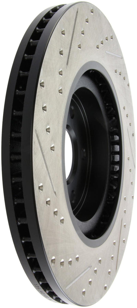 StopTech Infiniti G37 / Nissan 370Z SportStop Slotted & Drilled Front Left Rotor - Corvette Realm