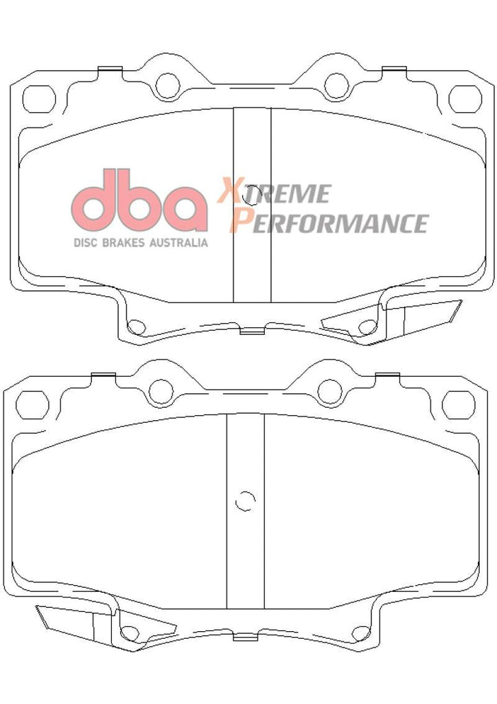 DBA 91-96 Toyota Land Cruiser XP650 Front Brake Pads - Corvette Realm