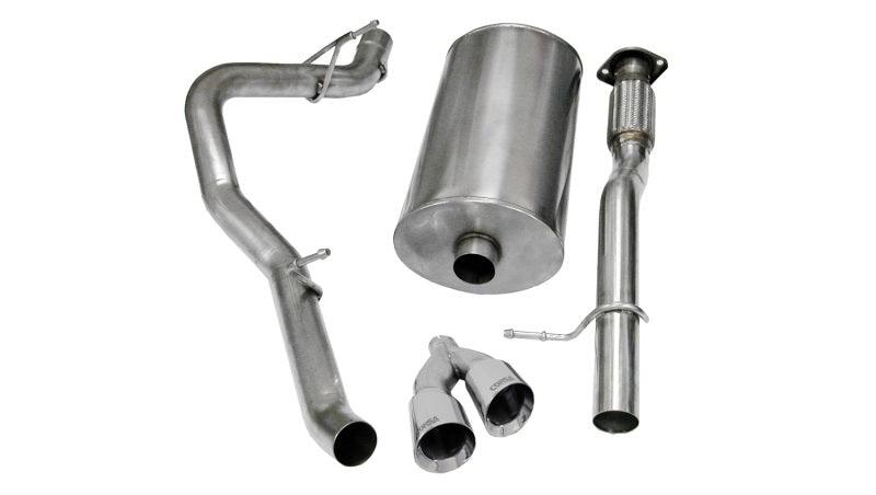 Corsa 09-13 Chevrolet Suburban 1500 5.3L V8 Polished Sport Cat-Back Exhaust - Corvette Realm
