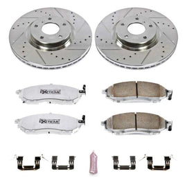 Power Stop 08-12 Infiniti EX35 Front Z26 Street Warrior Brake Kit - Corvette Realm