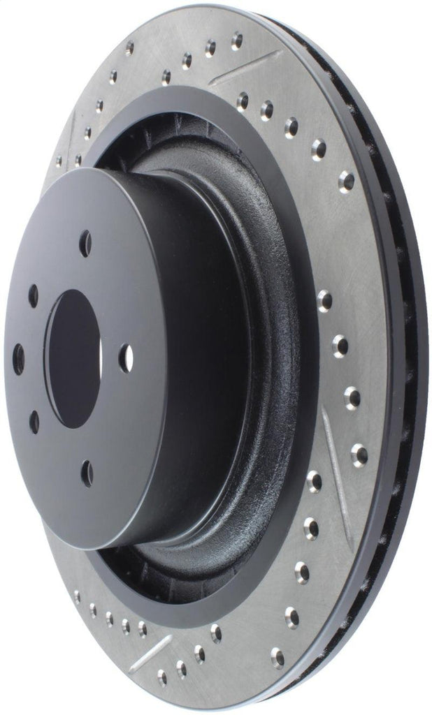 StopTech Infiniti G37 / Nissan 370Z SportStop Slotted & Drilled Rear Right Rotor - Corvette Realm