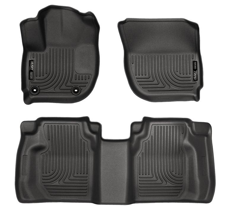 Husky Liners 15 Honda Fit Weatherbeater Black Front and Second Seat Floor Liners - Corvette Realm