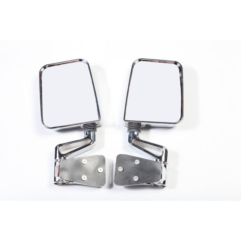 Rugged Ridge 87-02 Jeep Wrangler YJ/TJ Chrome Dual Focus Door Mirror Kit - Corvette Realm