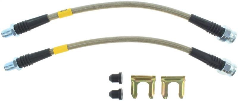 StopTech 00-05 Mitsubishi Eclipse Stainless Steel Rear Brake Lines - Corvette Realm