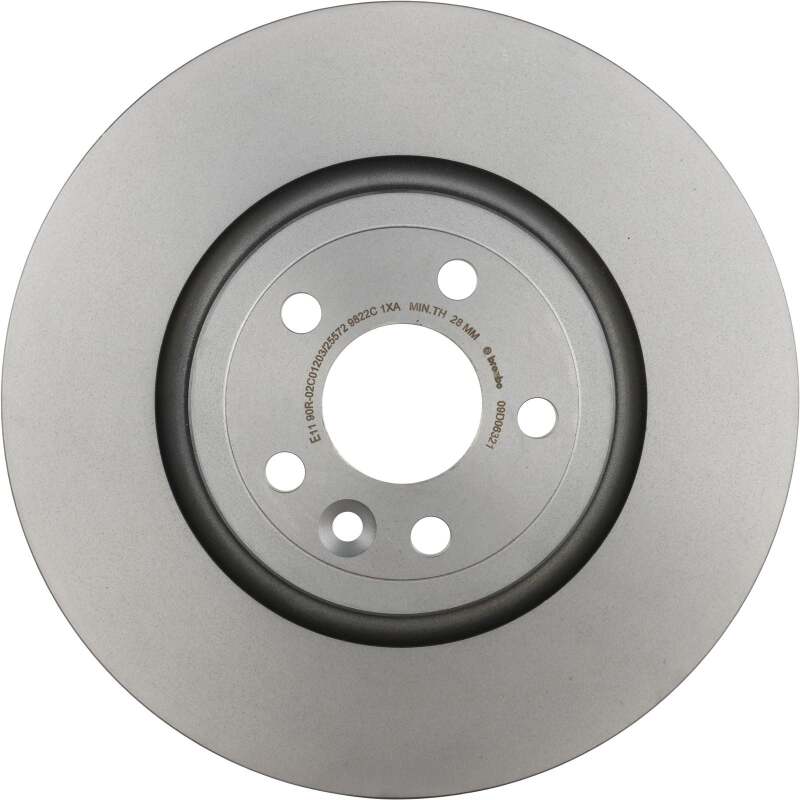 Brembo 18-22 Nissan Leaf/Rogue/19-22 Rogue Sport Rear UV Coated Rotor