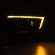 Load image into Gallery viewer, AlphaRex 10-13 Toyota 4Runner LUXX LED Proj Headlights Plank Style Alpha Black w/Seq Signal/DRL - Corvette Realm