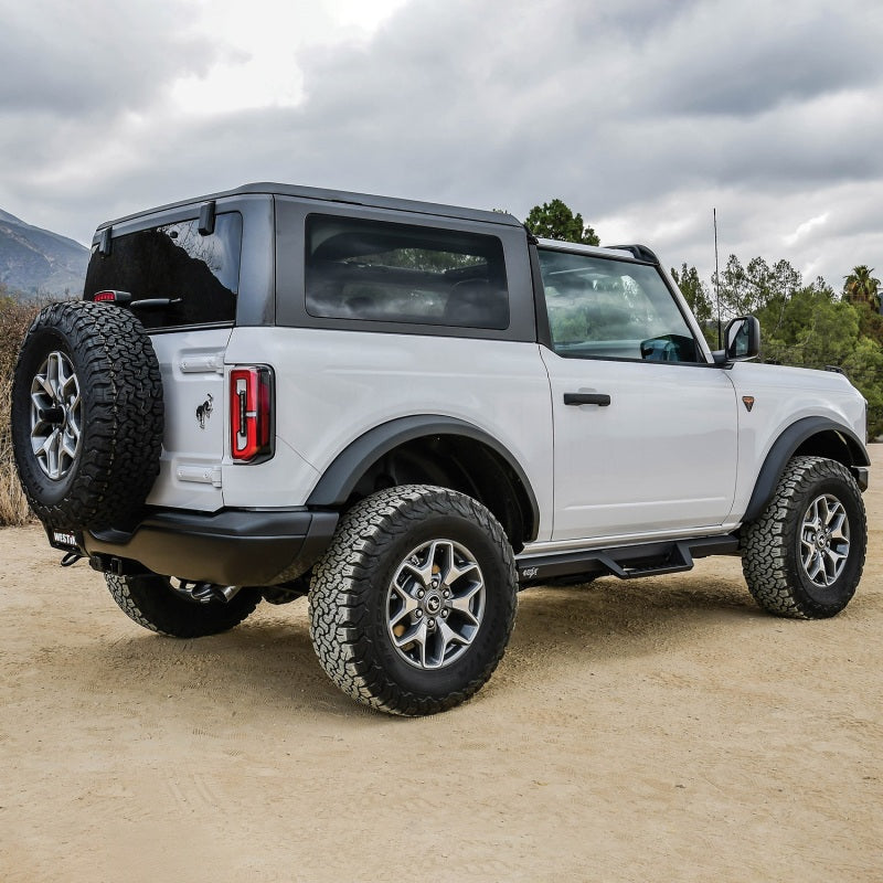 Westin/HDX 2021+ Ford Bronco (2-Door) Drop Nerf Step Bars - Textured Black