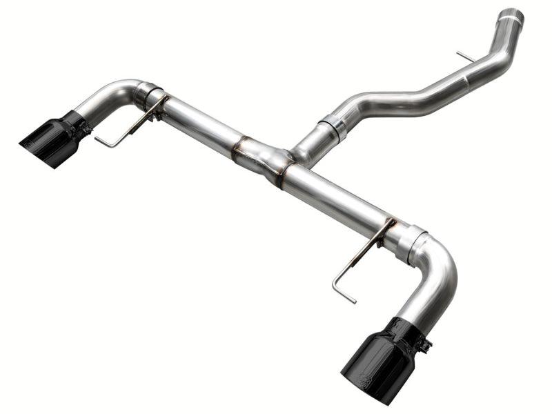 AWE 19-23 BMW 330i / 21-23 BMW 430i Base G2X Track Edition Axle Back Exhaust - Diamond Black - Corvette Realm