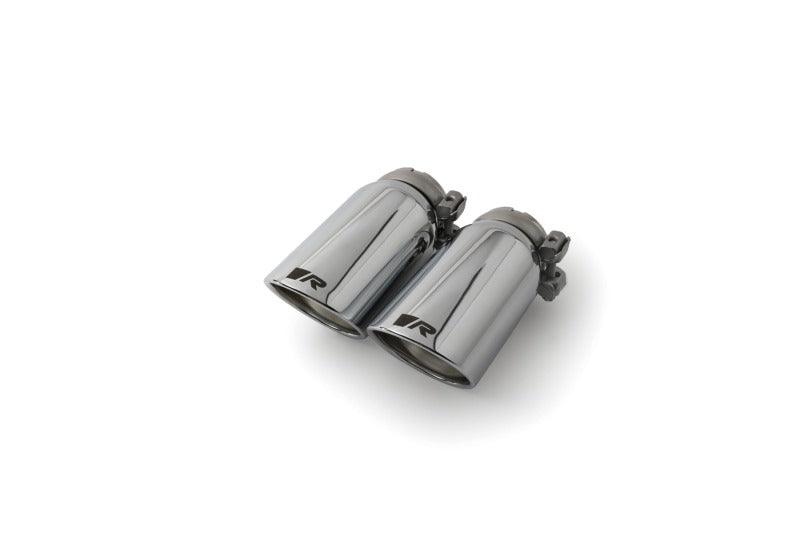 Remus Stainless Steel 84mm Angled Rolled Edge Chrome Tail Pipe Set (Pair) - Corvette Realm