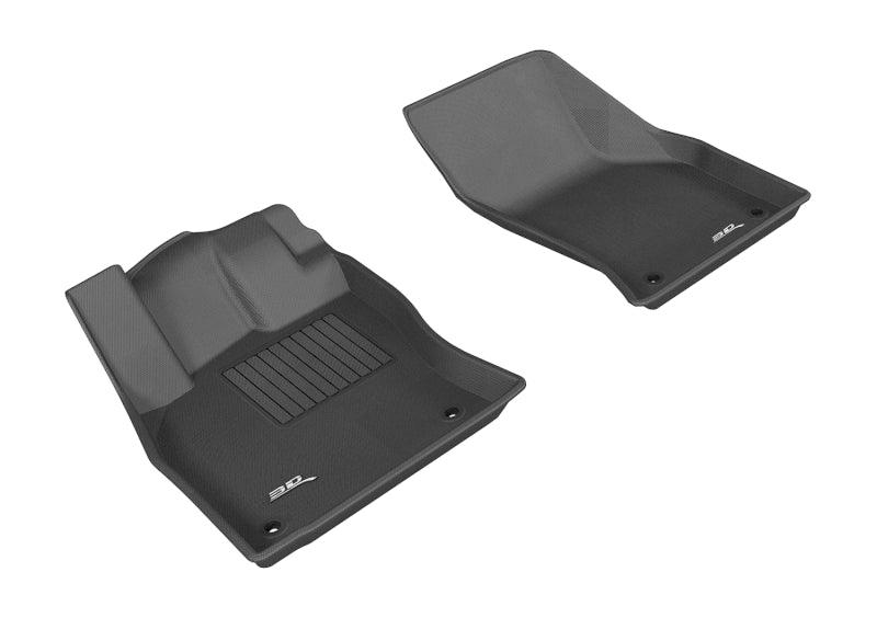 3D MAXpider 2015-2020 Audi A3/A3 Sportback E-Tron/RS3/S3 Kagu 1st Row Floormat - Black - Corvette Realm