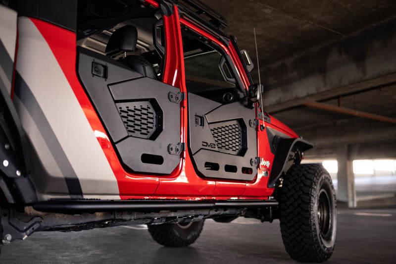 DV8 Offroad 18-22 Jeep Wrangler JL/JT Spec Series Half Doors - Rear Set - Corvette Realm