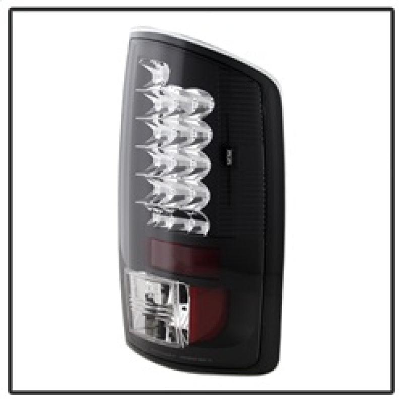 Spyder Dodge Ram 07-08 1500/Ram 07-09 2500/3500 LED Tail Lights Black ALT-YD-DRAM06-LED-BK - Corvette Realm