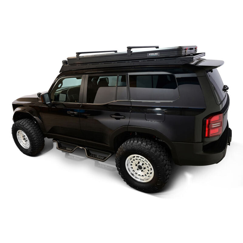 Westin 24-26 Toyota Land Cruiser Outlaw Drop Nerf Step Bars Textured Black