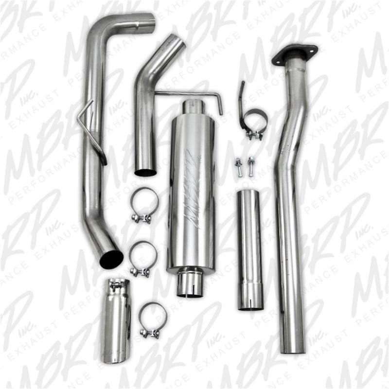MBRP 11-12 Ford F150 V6 Ecoboost 3in T409 Cat Back Single Side Exit - Corvette Realm