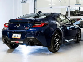 AWE Subaru BRZ/ Toyota GR86/ Toyota 86 Touring Edition Cat-Back Exhaust- Diamond Black Tips - Corvette Realm