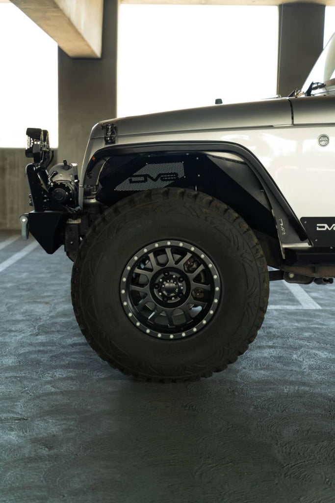 DV8 Offroad 07-18 Jeep Wrangler JK Slim Fender Flares - Corvette Realm