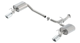 Borla 16-17 Honda Accord Axle-Back S-Type Exhaust 2.25in To Muffler Dual 2.0in Out 4.25in x 3.5in Tip