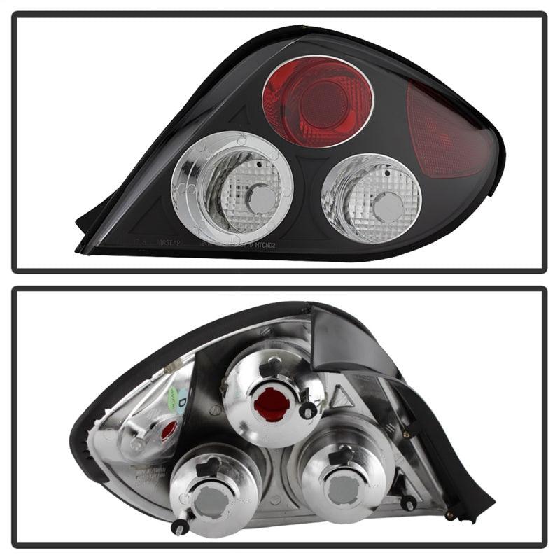 Spyder Hyundai Tiburon 03-05 Euro Style Tail Lights Black ALT-YD-HYT03-BK - Corvette Realm